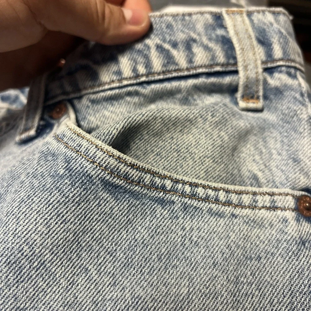 Vintage Levis 505 Jeans Men's 36x30 (Fits 35x29) Blue Orange Tab Light Wash 1995
